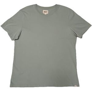 Pact Large T-Shirt Mens Pale Green 100% Organic Cotton Tee Soft Lightweight